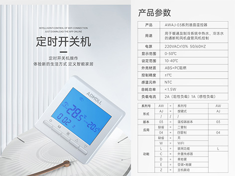 中央空調溫控器<i style='color:red'>使用方法</i>-艾德默閥門(mén)