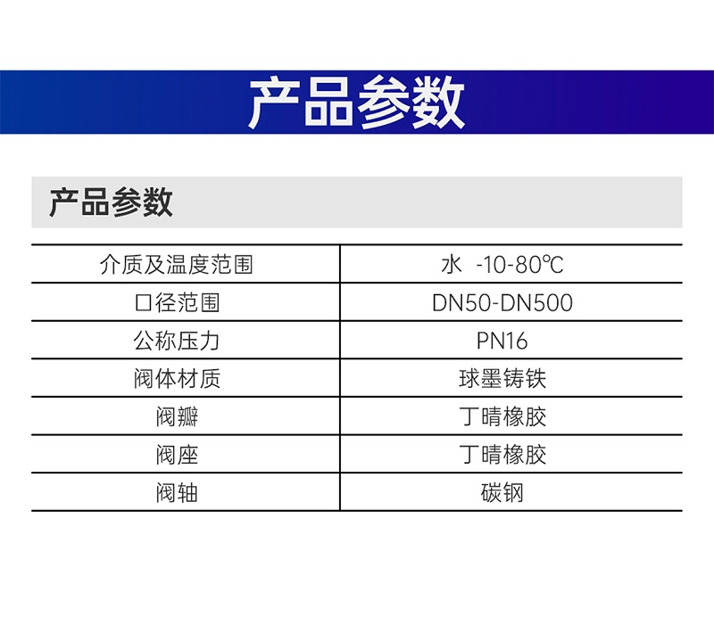 消聲止回閥參數